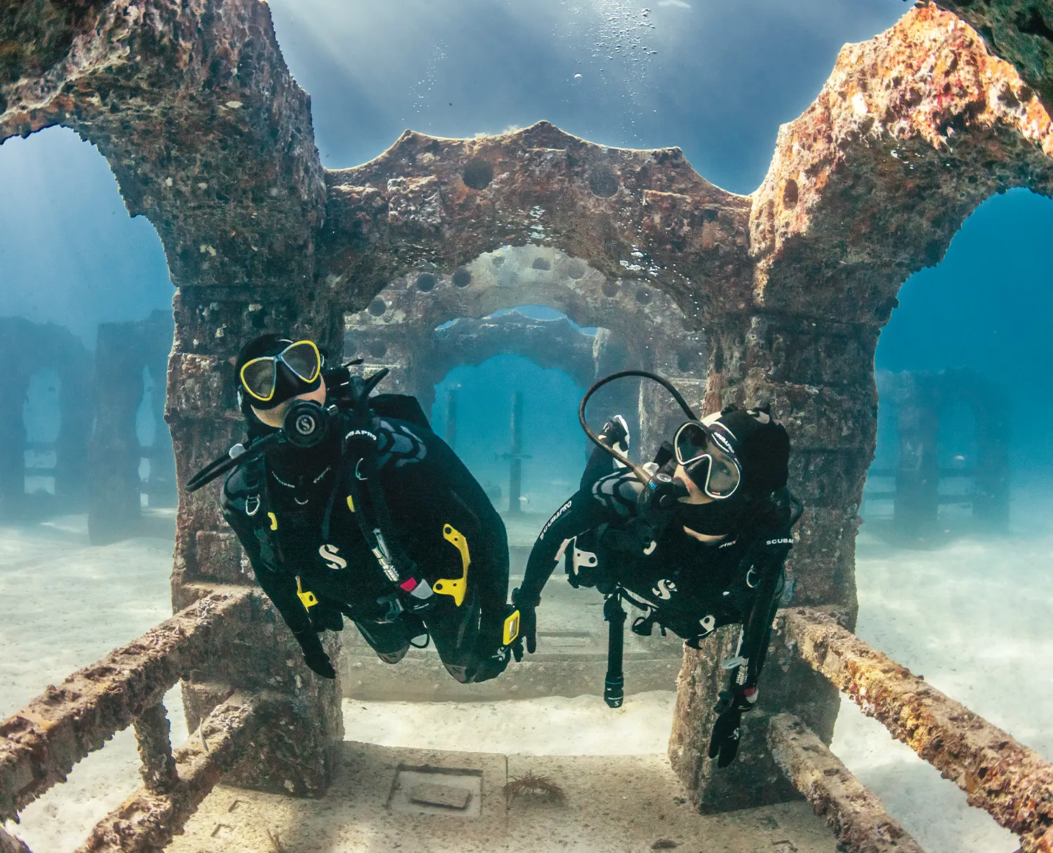 Miami wreck diving scuba divers